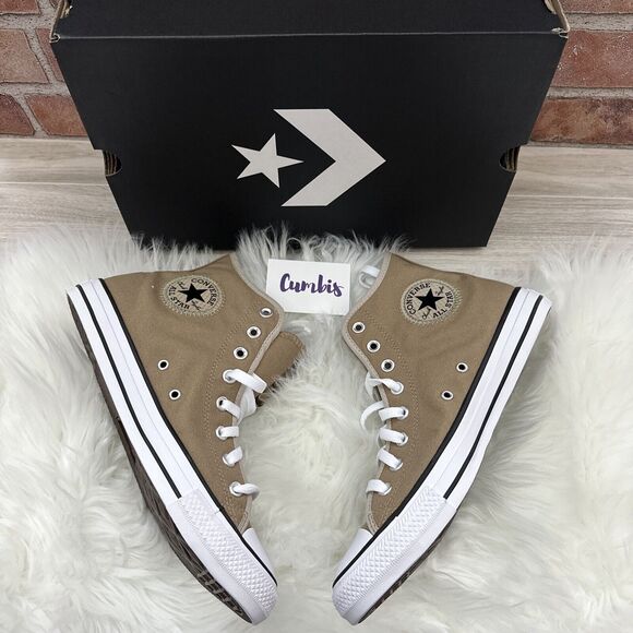 Converse Chuck Taylor All Star Sneakers Sizes M 9 / W 11 -Khaki A02792C NEW - Picture 1 of 11